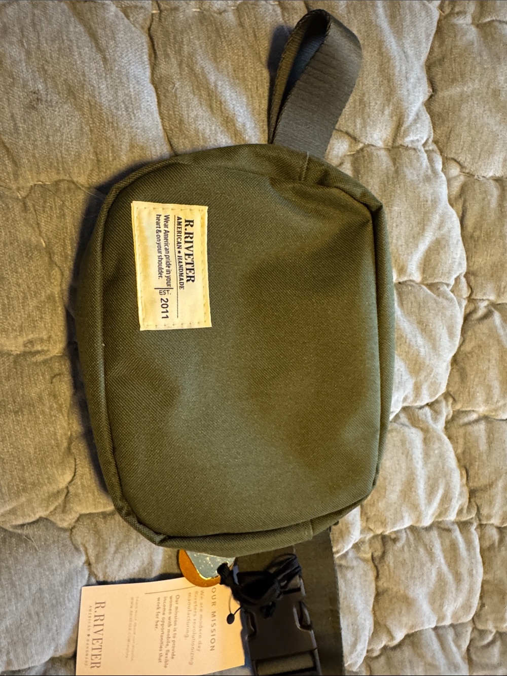 Olive Green Crossbody Bag